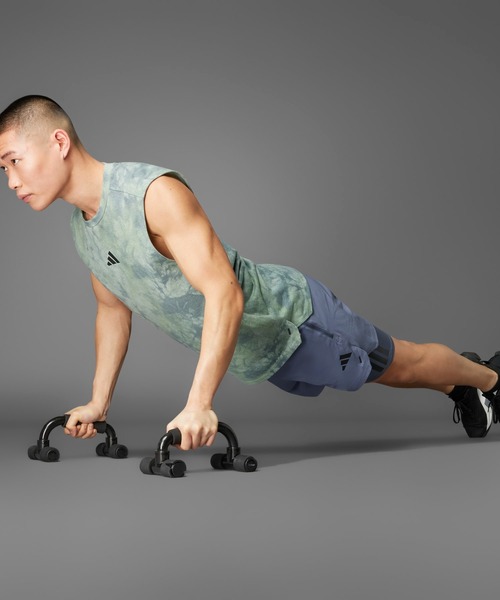 adidas（アディダス）の「パワー グラフィック タンクトップ / アディダス adidas（タンクトップ・メンズ・グレー・LARGE/MEDIUM/XX-LARGE/SMALL/X-LARGE/X-SMALL）」の4枚目の写真