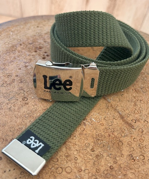 Lee(リー)の「Lee/リー 32mm GIベルト/ガチャベルト(ベルト・メンズ・オフホワイト/カーキ/ブラック/ベージュ/ネイビー・FREE)」の4枚目の写真