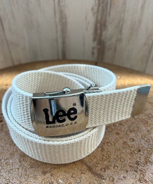 Lee(リー)の「Lee/リー 32mm GIベルト/ガチャベルト(ベルト・メンズ・オフホワイト/カーキ/ブラック/ベージュ/ネイビー・FREE)」の9枚目の写真