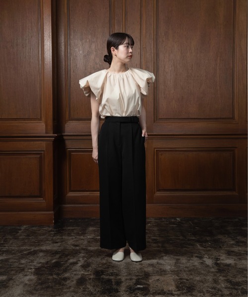 I_am（アイアム）の「butterfly blouse / バタフライブラウス（シャツ/ブラウス・レディース・ベビーピンク/ブラック/アイボリー・FREE）」の10枚目の写真