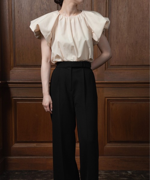 I_am（アイアム）の「butterfly blouse / バタフライブラウス（シャツ/ブラウス・レディース・ベビーピンク/ブラック/アイボリー・FREE）」の12枚目の写真