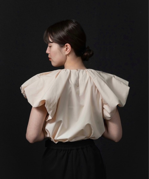 I_am（アイアム）の「butterfly blouse / バタフライブラウス（シャツ/ブラウス・レディース・ベビーピンク/ブラック/アイボリー・FREE）」の13枚目の写真