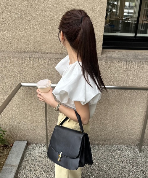 I_am（アイアム）の「butterfly blouse / バタフライブラウス（シャツ/ブラウス・レディース・ベビーピンク/ブラック/アイボリー・FREE）」の6枚目の写真