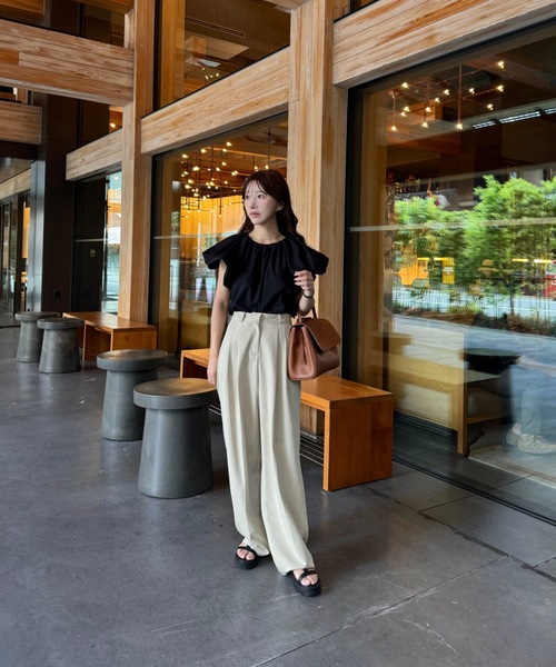 I_am（アイアム）の「butterfly blouse / バタフライブラウス（シャツ/ブラウス・レディース・ベビーピンク/ブラック/アイボリー・FREE）」の21枚目の写真