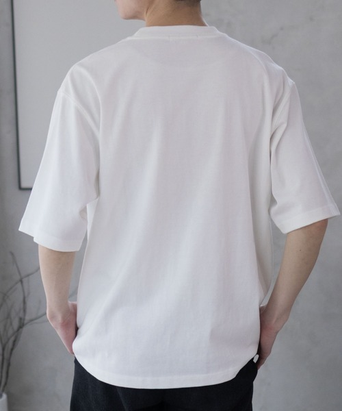 U.S. POLO ASSN.(ユーエスポロアッスン)の「【U.S. POLO ASSN./ユーエスポロアッスン】オーバーサイズワンポイントクルーネックTシャツ(Tシャツ/カットソー・レディース・ブラック/杢グレー/ネイビー/ホワイト・M/L/XL)」の8枚目の写真