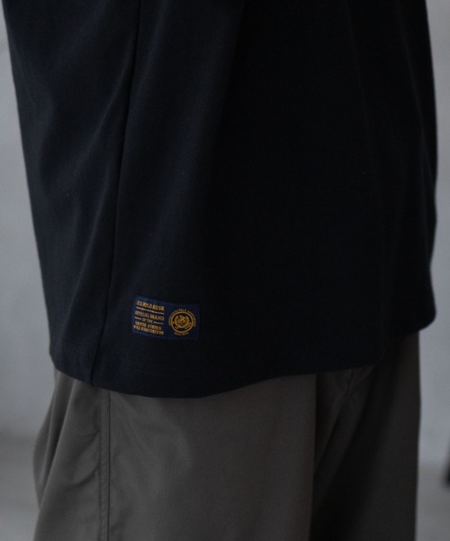 U.S. POLO ASSN.(ユーエスポロアッスン)の「【U.S. POLO ASSN./ユーエスポロアッスン】オーバーサイズワンポイントクルーネックTシャツ(Tシャツ/カットソー・レディース・ブラック/杢グレー/ネイビー/ホワイト・M/L/XL)」の13枚目の写真