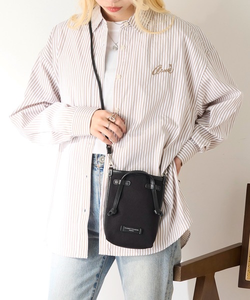 Arnie Arnold Palmer(アーニーアーノルドパーマー)の「【Arnie Arnold Palmer】8951579 ブロードストライプシャツ(シャツ/ブラウス・レディース・チャコールグレー/ブルー/ベージュ・M/L)」の12枚目の写真