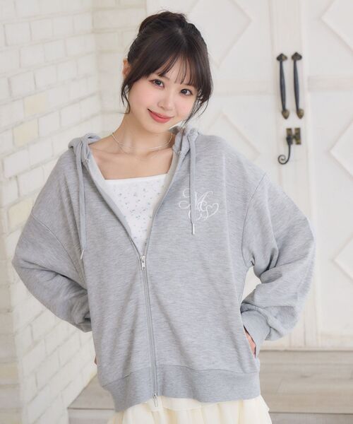 x*.様 パーカー ビッグC刺繍パーカー(M ブラック): トップス｜Right-on公式