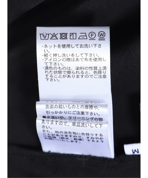 m.f.editorial(エムエフエディトリアル)の「【ハンドウォッシャブル】m.f.エディトリアル レディース レースサテン 長袖プルオーバーブラウス(シャツ/ブラウス・レディース・ブラック/ホワイト・LARGE/MEDIUM)」の13枚目の写真