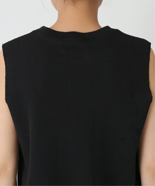 JOURNAL STANDARD relume(ジャーナルスタンダード レリューム)の「《追加》TCワッフルノースリーブ(Tシャツ/カットソー・レディース・ホワイト/ストーン/ブラック/イエロー・FREE)」の13枚目の写真