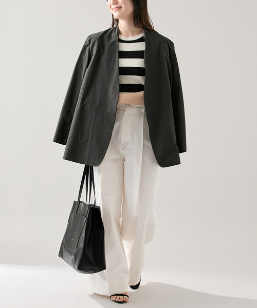VERMEIL par iena(ヴェルメイユパーイエナ)の「SALCE サルチェ GRETE ONETONE 4452500016(トートバッグ・レディース・イエロー/ブラック・FREE)」の4枚目の写真