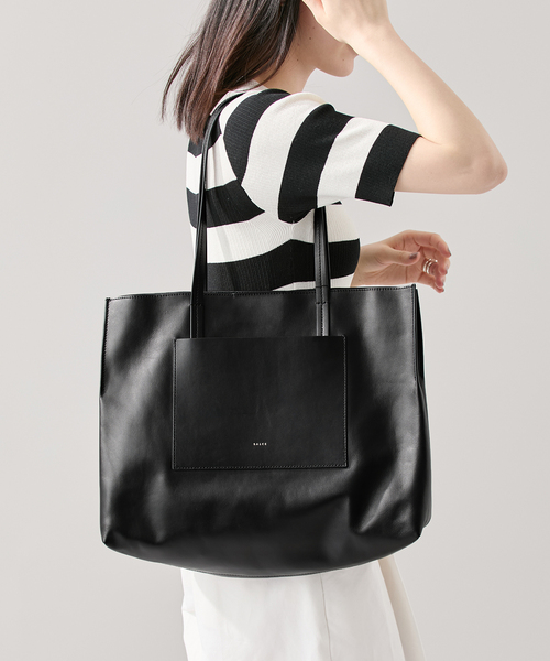 VERMEIL par iena(ヴェルメイユパーイエナ)の「SALCE サルチェ GRETE ONETONE 4452500016(トートバッグ・レディース・イエロー/ブラック・FREE)」の5枚目の写真