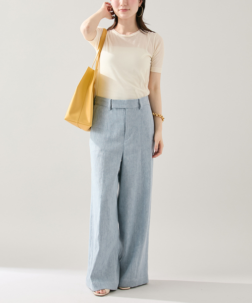 VERMEIL par iena(ヴェルメイユパーイエナ)の「SALCE サルチェ GRETE ONETONE 4452500016(トートバッグ・レディース・イエロー/ブラック・FREE)」の6枚目の写真