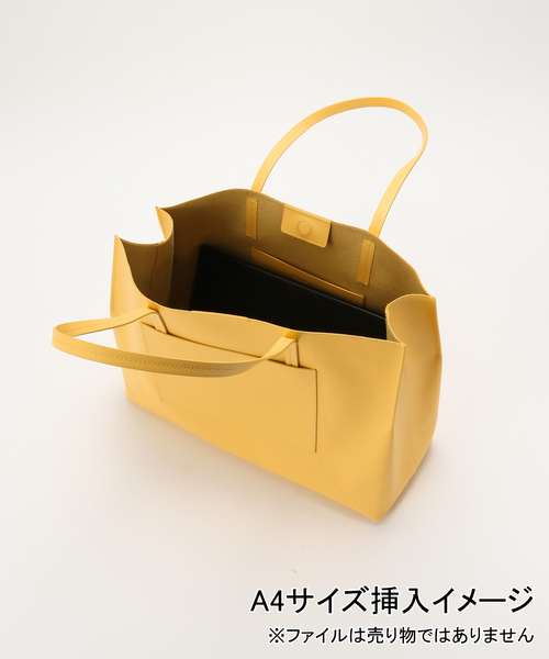 VERMEIL par iena(ヴェルメイユパーイエナ)の「SALCE サルチェ GRETE ONETONE 4452500016(トートバッグ・レディース・イエロー/ブラック・FREE)」の12枚目の写真
