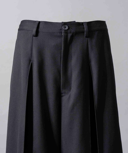 MAISON SPECIAL ダブルクロスワンタックワイドパンツ MAISON SPECIAL パンツ 「UNISEX」Double-Cloth One-Tuck Wide
