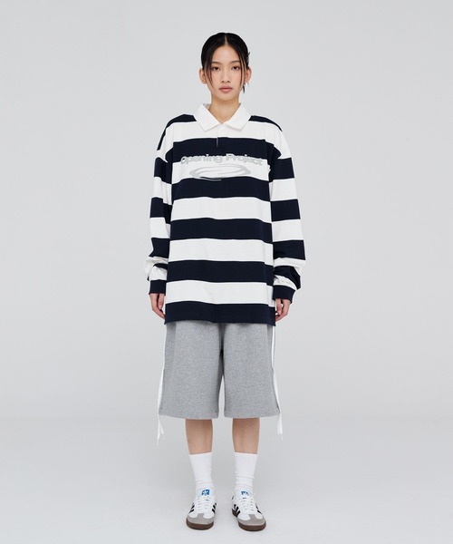 Opening Project（オープニングプロジェクト）の「OPENING PROJECT／リボンバミューダパンツ（スウェットパンツ・レディース・ブラウン/グレー/ブラック・SMALL/MEDIUM）」の8枚目の写真