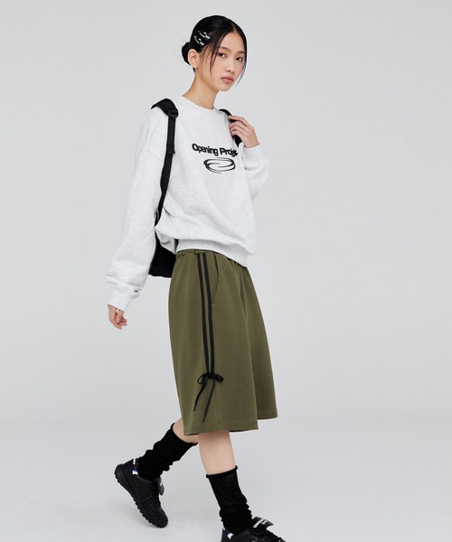 IVE レイ着用!【OPENING PROJECT】バミューダスウェットパンツ 条件付き数量限定トレカ付き！☆IVE レイ 着用！！【OPENING