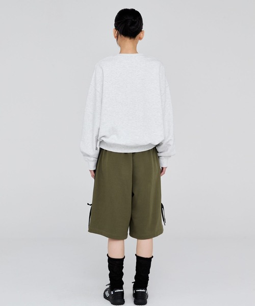 Opening Project（オープニングプロジェクト）の「OPENING PROJECT／リボンバミューダパンツ（スウェットパンツ・レディース・ブラウン/グレー/ブラック・SMALL/MEDIUM）」の19枚目の写真