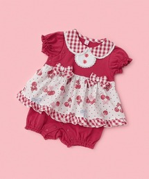 coeur a coeur（クーラクール）の「coeur a coeur 半袖グレコ（ロンパース）」