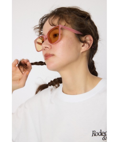 RODEO CROWNS WIDE BOWL（ロデオクラウンズワイドボウル）の「オーバーフレーム アイウェア（サングラス・レディース・ブラック/ブラウン/ピンク/クリア・FREE）」の3枚目の写真