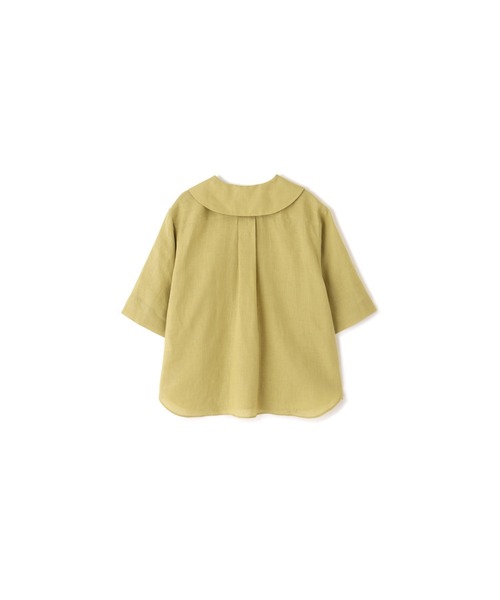 美品*マーガレットハウエル*LINEN VOILE*襟付きリネンブラウス*半袖 LINEN VOILE | MARGARET HOWELL（マーガレット・ハウエル