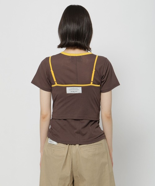 ニコアンド【WILLIAM B.ELIOTT】 マルチボーダー襟プルオーバーM WILLIAM B.ELIOTT】マルチボーダー襟プルオーバー（Tシャツ