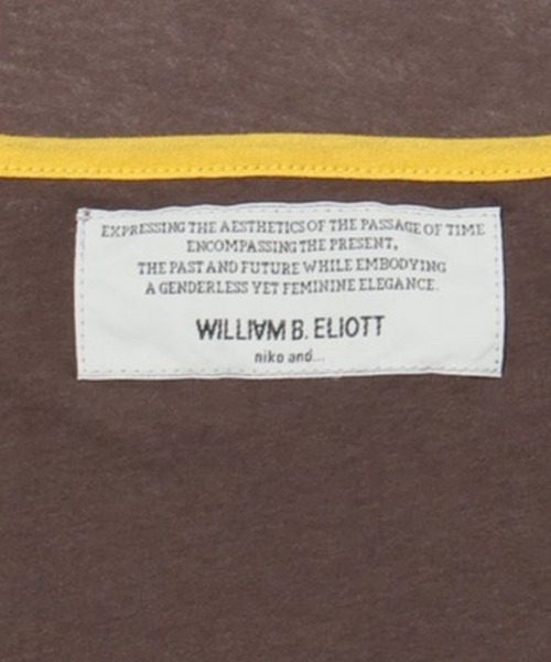 niko and...（ニコアンド）の「【WILLIAM B.ELIOTT】シアーレイヤードプルオーバー（Tシャツ/カットソー・レディース・オフホワイト/ブラウン・MEDIUM/LARGE）」の22枚目の写真