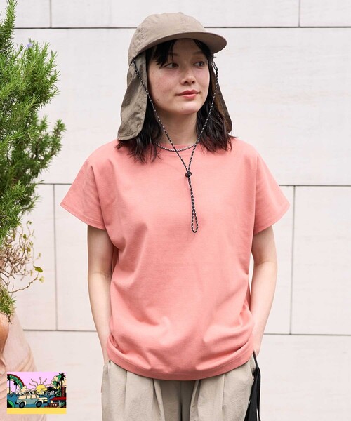 FREAK'S STORE(フリークスストア)の「【Beach & Festival】速乾・UVカットTシャツ 撥水パンツ セットアップ(その他パンツ・レディース・ベージュ/ブラック・フリ-)」の8枚目の写真