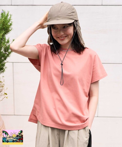 FREAK'S STORE(フリークスストア)の「【Beach & Festival】速乾・UVカットTシャツ 撥水パンツ セットアップ(その他パンツ・レディース・ベージュ/ブラック・フリ-)」の9枚目の写真