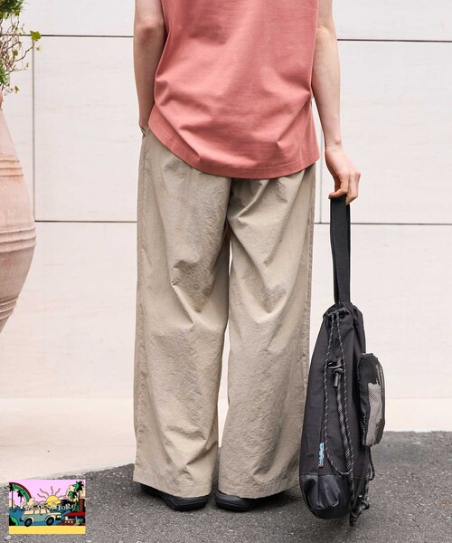 FREAK'S STORE(フリークスストア)の「【Beach & Festival】速乾・UVカットTシャツ 撥水パンツ セットアップ(その他パンツ・レディース・ベージュ/ブラック・フリ-)」の15枚目の写真