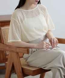 SUNFLOWER EIGHT（サンフラワーエイト）の「2WAY半袖レーストップス（その他トップス）」