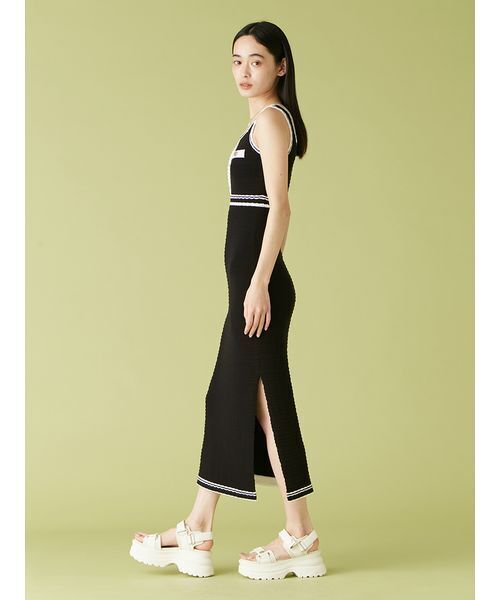 LILY BROWN×MARY QUANT】デイジーボタンノースリーブニット