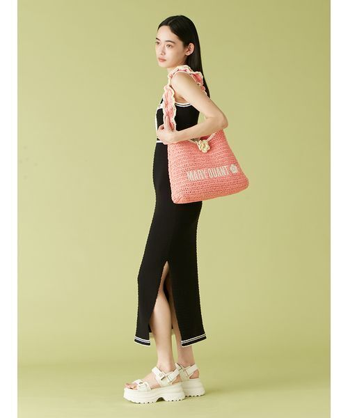 LILY BROWN×MARY QUANT デイジーボタンノースリーブニット LILY BROWN×MARY QUANT】デイジーボタンノースリーブニット