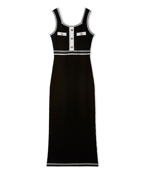 LILY BROWN×MARY QUANT】デイジーボタンノースリーブニット