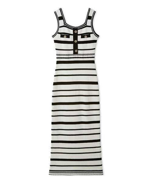 LILY BROWN×MARY QUANT デイジーボタンノースリーブニット LILY BROWN×MARY QUANT】デイジーボタンノースリーブニット