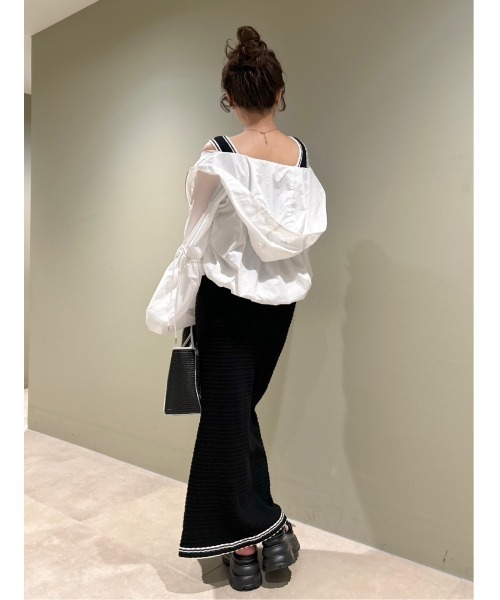 LILY BROWN×MARY QUANT】デイジーボタンノースリーブニット