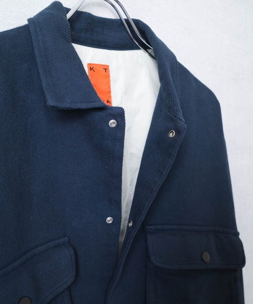 KATO`（カトー）の「【KATO'/カトー】222 キルティング コマサーモ コーチングJKT KS2232831（ブルゾン・メンズ・オリーブ/ブルー・MEDIUM/SMALL/LARGE）」の12枚目の写真