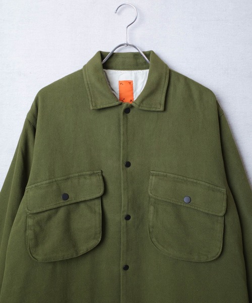 KATO`（カトー）の「【KATO'/カトー】222 キルティング コマサーモ コーチングJKT KS2232831（ブルゾン・メンズ・オリーブ/ブルー・MEDIUM/SMALL/LARGE）」の17枚目の写真