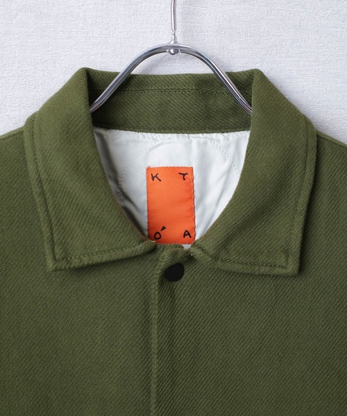 KATO`（カトー）の「【KATO'/カトー】222 キルティング コマサーモ コーチングJKT KS2232831（ブルゾン・メンズ・オリーブ/ブルー・MEDIUM/SMALL/LARGE）」の18枚目の写真