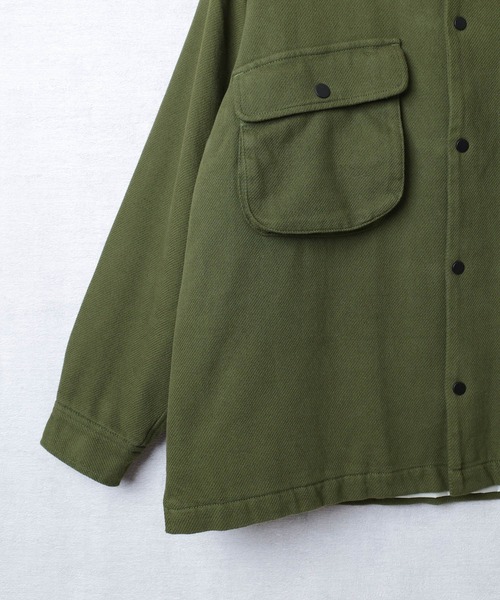 KATO`（カトー）の「【KATO'/カトー】222 キルティング コマサーモ コーチングJKT KS2232831（ブルゾン・メンズ・オリーブ/ブルー・MEDIUM/SMALL/LARGE）」の19枚目の写真