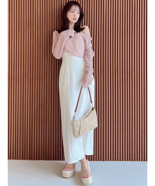 メッシュニットトップス（ニット/セーター）｜RESEXXY（リゼクシー）の