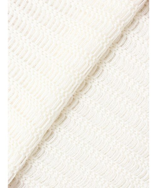 RESEXXY(リゼクシー)の「メッシュニットトップス(ニット/セーター・レディース・ホワイト/ピンク/ブラック・FREE)」の5枚目の写真