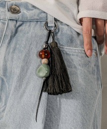 en CAnAF（エンカナフ）の「フリンジ ビーズ チャーム バッグチャーム キーホルダー（チャーム）」