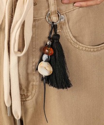 en CAnAF（エンカナフ）の「フリンジ ビーズ チャーム バッグチャーム キーホルダー（チャーム）」