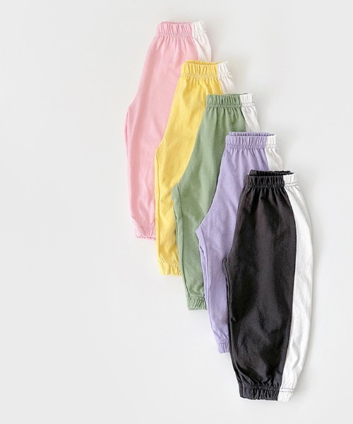 unifriend（ユニフレンド）の「韓国子供服ウェイ・ジョガー・パンツ（スウェットパンツ・キッズ・チャコール/パープル/イエロー/ピンク/カーキ・110/120/130/140）」の12枚目の写真