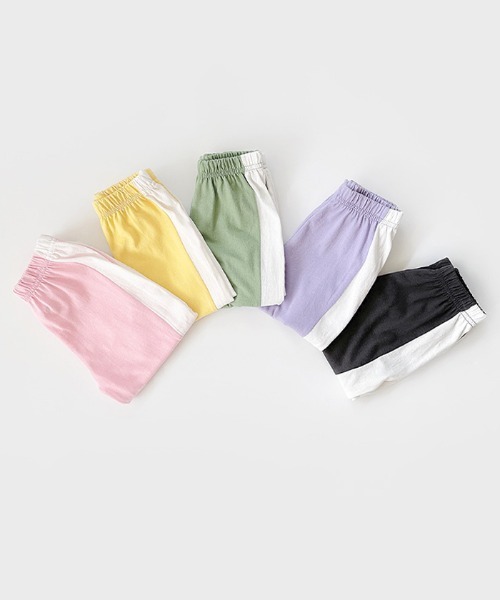 unifriend（ユニフレンド）の「韓国子供服ウェイ・ジョガー・パンツ（スウェットパンツ・キッズ・チャコール/パープル/イエロー/ピンク/カーキ・110/120/130/140）」の11枚目の写真