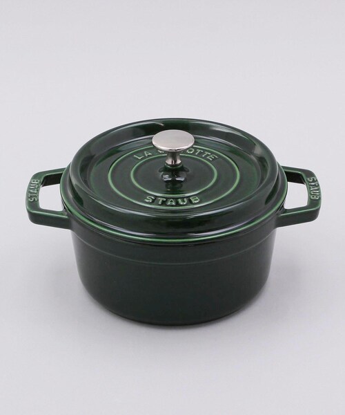 ピコ・ココット ラウンド 20cm バジルグリーン ＜staub ストウブ＞（鍋