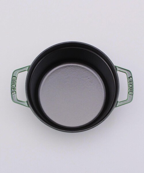 ピコ・ココット ラウンド 20cm バジルグリーン ＜staub ストウブ＞（鍋
