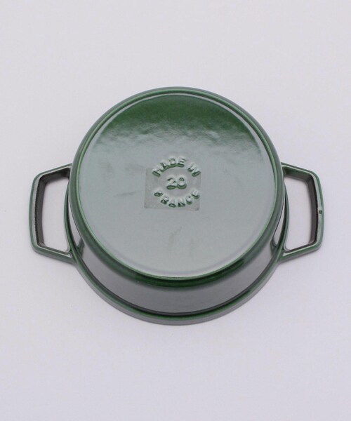 ピコ・ココット ラウンド 20cm バジルグリーン ＜staub ストウブ＞（鍋