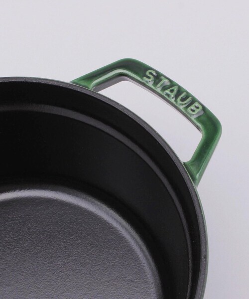 ピコ・ココット ラウンド 20cm バジルグリーン ＜staub ストウブ＞（鍋